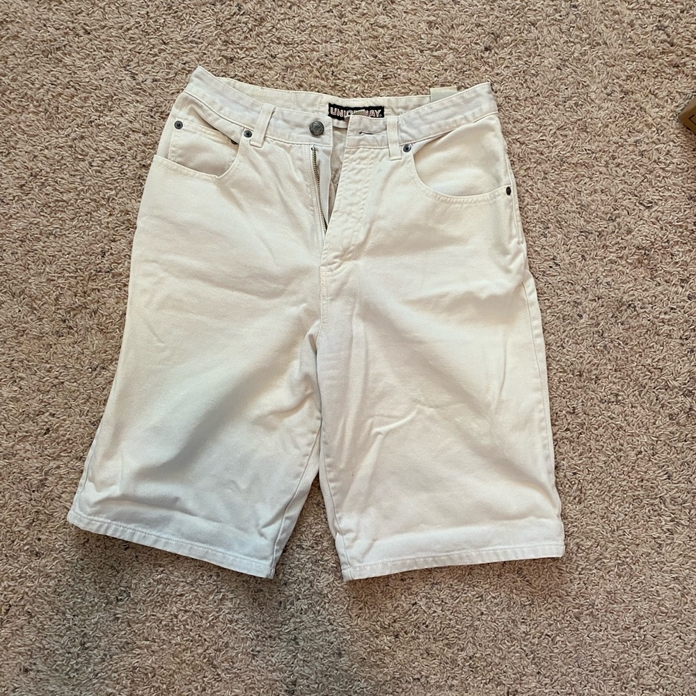 Cream shorts